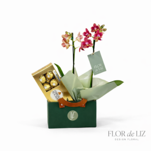 Mini Orquídea com Ferrero Rocher